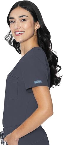 Med Couture Peaches Women's 1 Pocket Top in Kuwait