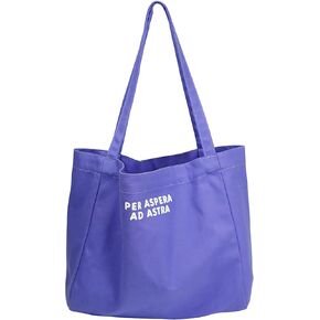 ZAIIVE Canvas Tote Bag For Women, Tote Bag with Pockets,Large Capacity Casual Shoulder Bag for Shopping Beach Travel in Kuwait