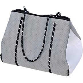 Pole Tribe Large Neoprene Tote Bag - Versatile and Lightweight Neoprene Bag for Women - Ideal for Beach & Everyday Use