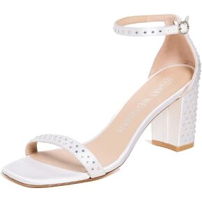 صندل Stuart Weitzman النسائي اللامع مقاس 75 ملم تقريبًا in Kuwait