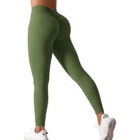 YEOREO Gym Leggings for Women V Back Workout Leggings Scrunch Butt Lifting Leggings for Women High Waist Yoga Pants Daze in Saudi Arabia