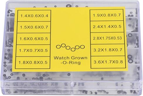Simlug 500PCS Watch Crown O-Ring, Watch Crown Waterproof Seals Rings, Washer Rubber for Watch Repair in Saudi Arabia