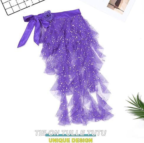 Kakaco الترتر التعادل على صخب توتو الطبقات تول توتو التنانير ضمادة الرقص توتو الهذيان تنورة داخلية للنساء والفتيات in Kuwait