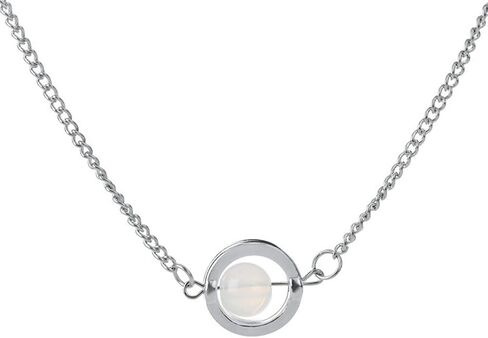 3 قطع مجموعة واحدة مصاص دماء الشفق روزالي قلادة نسخة متماثلة مجوهرات الفضة مطلية قلادة قلادة حجر القمر بيلا، 3 قطع in Kuwait