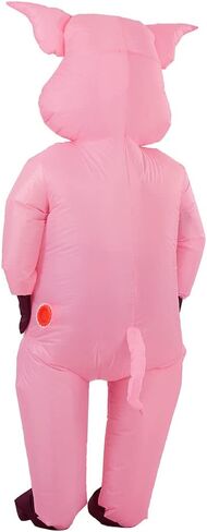 زي RHYTHMARTS للأطفال، زي الخنزير القابل للنفخ للأولاد والبنات، زي الهالوين لكامل الجسم للأطفال، مقاس صغير in Kuwait