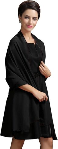 شال شيفون من Babyonline للنساء فساتين السهرة وشاح ناعم وشفاف رسمي لوصيفات العروس in Kuwait