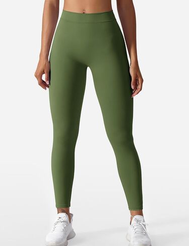 YEOREO Gym Leggings for Women V Back Workout Leggings Scrunch Butt Lifting Leggings for Women High Waist Yoga Pants Daze in Kuwait