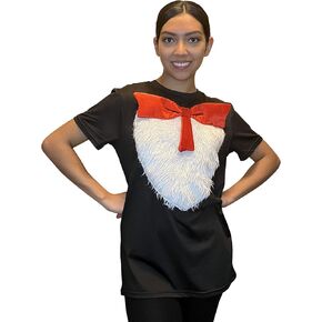 ComfyCamper Adult 3D Furry Shirt with Bow - Halloween Costume Cosplay Christmas Mens Womens Unisex Tshirt in Saudi Arabia