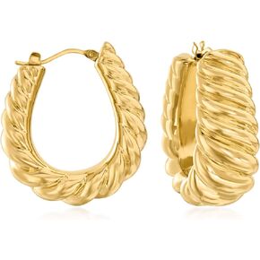 أقراط روس سيمونز أنديامو الإيطالية من الذهب الأصفر عيار 14 قيراط مرصعة بالراتنج للنساء in Kuwait