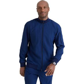 BARCO One Amplify Scrub Warm-Up Jacket for Men - Front Closure Medical Warm-Up, 4-Way Stretch Men's Warm-Up Jacket in Kuwait