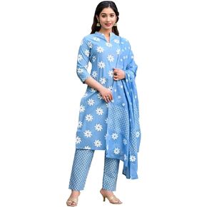 Indian Women's kurta set for women pakistani suits for women ready to wear kurtis for women cotton party wear indian kurtas