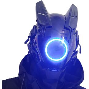 Cosplay Mask for Men Women, Futuristic Punk Techwear,Mask Cosplay Halloween Fit Party Music Festival Accessories