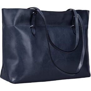 S-ZONE Women Vintage Genuine Leather Tote Shoulder Bag Handbag Upgraded Version Medium in Kuwait