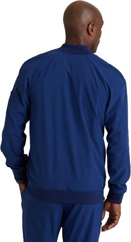 BARCO One Amplify Scrub Warm-Up Jacket for Men - Front Closure Medical Warm-Up, 4-Way Stretch Men's Warm-Up Jacket in Kuwait