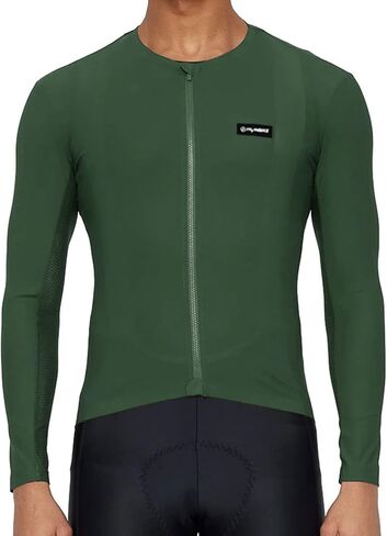 YKYWBIKE جيرسي ركوب الدراجات للرجال UPF 50+ جيرسي الدراجة مع سحاب YKK، قميص مناسب للسباق، 4 جيوب قمصان ركوب الدراجات خفيفة الوزن in Kuwait