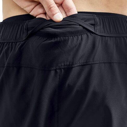 شورت رجالي من Craft Sportswear ADV Essence مقاس 5 بوصات قابل للتمدد، شورت رياضي للجري والتمارين والتدريب in Saudi Arabia
