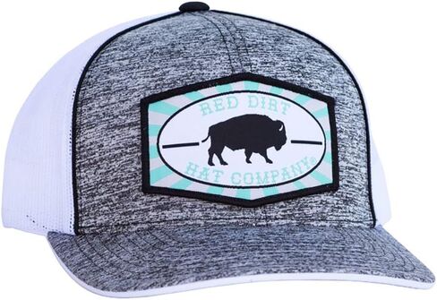 كومباني ريد ديرت هات قبعة بافلو باتش للرجال بلون تركواز رمادي/تركواز, رمادي/تركواز, One Size in Kuwait