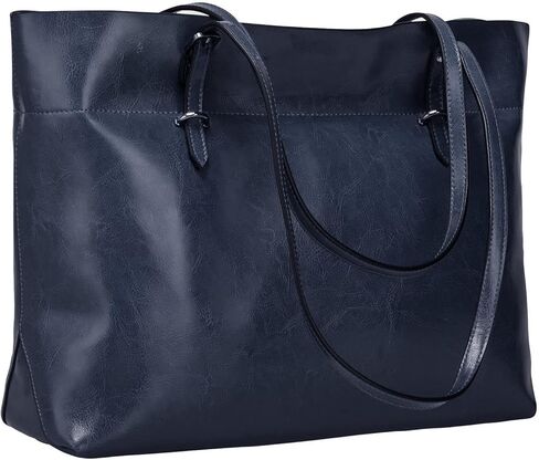 S-ZONE Women Vintage Genuine Leather Tote Shoulder Bag Handbag Upgraded Version Medium in Kuwait