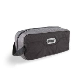 GOX Small Travel Toiletry Bag, Dopp Kit Case For Men, Multifunction Organizer Pouch(Black/Grey)