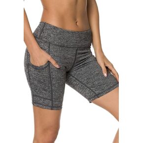 Epic MMA Gear Stretchy Active Fitness Yoga Running Exercise Workout Shorts Side Pockets, 7" Inseam