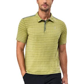 Little Donkey Andy Men's Golf Short Sleeve Polo Shirt with Quick Dry Stretch