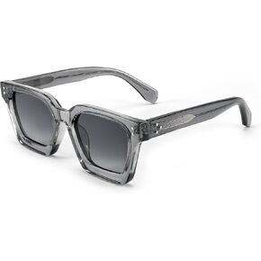 FEISEDY Sunglasses Men Women Polarized, Chunky Square Thick Frame, Rectangle UV400 Shade Sun Glasses B2396 in Kuwait