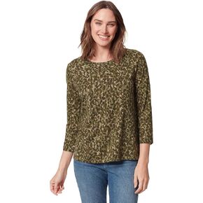 Gloria Vanderbilt Women's Amanda 3/4 Sleeve Soft Knit Top