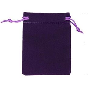KUPOO 50 Pieces Wholesale Lot - Royal Blue Velvet Cloth Jewelry Pouches/Drawstring Bags 4" X 3"