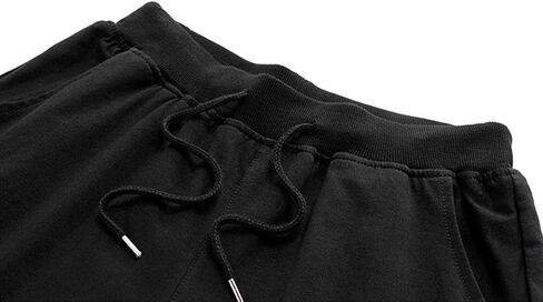 شورت برمودا نسائي من القطن من Yoinlia، نسيج ناعم ومطاط بخصر جيرسي كاجوال in Kuwait