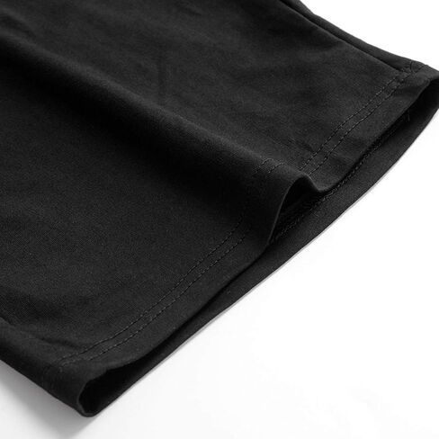 شورت برمودا نسائي من القطن من Yoinlia، نسيج ناعم ومطاط بخصر جيرسي كاجوال in Kuwait