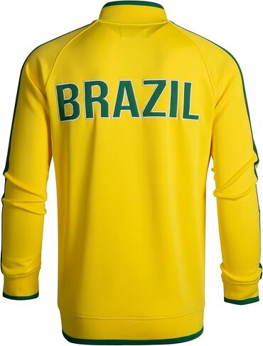 سترة Lvatr للرجال لكرة القدم البرازيلية بسحاب أصفر لتدريب اللاعبين in Kuwait