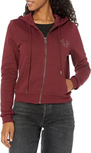 سترة بغطاء رأس بسحاب كلاسيكي للسيدات من True Religion Tr Alumni in Saudi Arabia