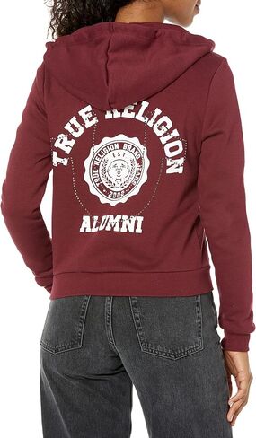 سترة بغطاء رأس بسحاب كلاسيكي للسيدات من True Religion Tr Alumni in Saudi Arabia
