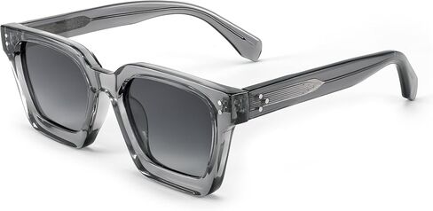 FEISEDY Sunglasses Men Women Polarized, Chunky Square Thick Frame, Rectangle UV400 Shade Sun Glasses B2396 in Kuwait
