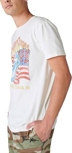 تي شيرت رجالي من Lucky Brand بعجلات فولاذية من Rolling Stones in Saudi Arabia