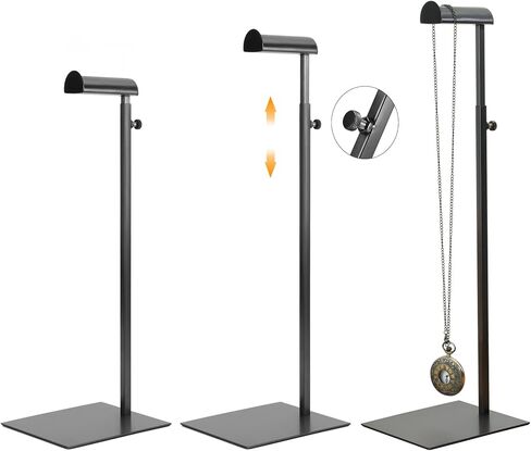 WFENFZS 2 قطعة حامل عرض المحفظة حامل المحفظة السوداء لعرض حقيبة اليد حامل حقيبة المرأة مع ارتفاع قابل للتعديل in Kuwait