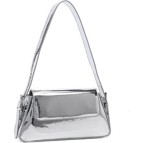NAARIIAN Women Shoulder Bag 90s Y2k Mirror PU Tote Handbag Satchel Bag Party Clutch Purses Vintage Shoulder Bags in Kuwait