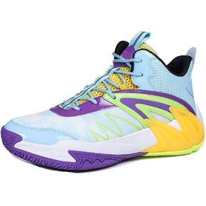 VAXAV Unisex Professional Outdoor Sports Sneakers High Top Basketball Athletic Running Tennis Shoes