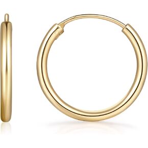 14K Gold Earrings for Women 14K Gold Small Hoop Earrings Gold Nickel Free Earrings for Womens Earrings Hypoallergenic Earrings in Saudi Arabia