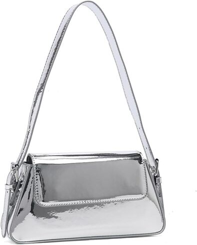 NAARIIAN Women Shoulder Bag 90s Y2k Mirror PU Tote Handbag Satchel Bag Party Clutch Purses Vintage Shoulder Bags in Kuwait