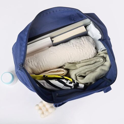 Ugiftcorner Baby Shower Gifts for Mom Tote Bag Mommy Bag for Hospital Mom Things Mom to Be Gifts Christmas Mothers Day Gifts for New Mom Canvas Shoulder Bag with Interior Pocket Cotton Navy Blue in Kuwait