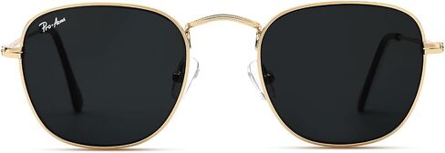 Pro Acme Vintage Square Sunglasses,Classic Glass Lens Metal Frame Retro Trendy Shade Sun Glasses in Kuwait