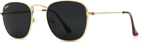 Pro Acme Vintage Square Sunglasses,Classic Glass Lens Metal Frame Retro Trendy Shade Sun Glasses in Kuwait