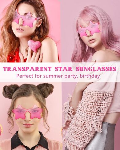 Rimless Star Shape Sunglasses Sun Glasses for Women Men Candy Color Star Glasses Sunglasses Tinted Glasses for Women in Saudi Arabia