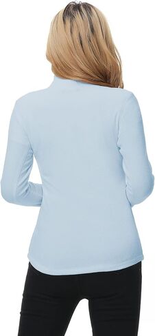 سترة صوف للسيدات من ANOTHER Choice سترات صوفية قطبية خفيفة الوزن للتمرين والجري مع فتحات للإبهام in Kuwait