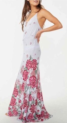 فستان طويل مطبوع من Free People Get to You - S، M in Saudi Arabia