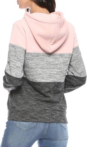 بلوفر بغطاء للرأس للسيدات من Urban Look بأكمام طويلة ومبطن بالصوف مع مقاس إضافي in Kuwait