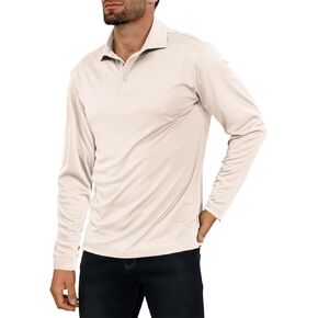 JOYMASAR Golf Shirts for Men - Short Sleeve Performance Solid Moisture Wicking Polo Shirt