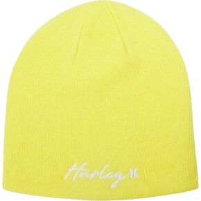Hurley Women's Winter Hat - Script Staple Shallow Knit Beanie