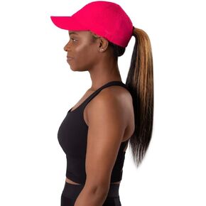 TOP KNOT Performance Light Baseball Caps for Women - Womens Ponytail Hats for Running, Tennis, Golf & All Occassions